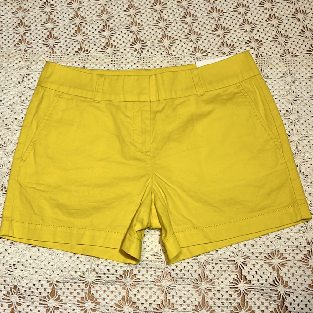NWT LOFT SHORTS SZ 2 yellow
